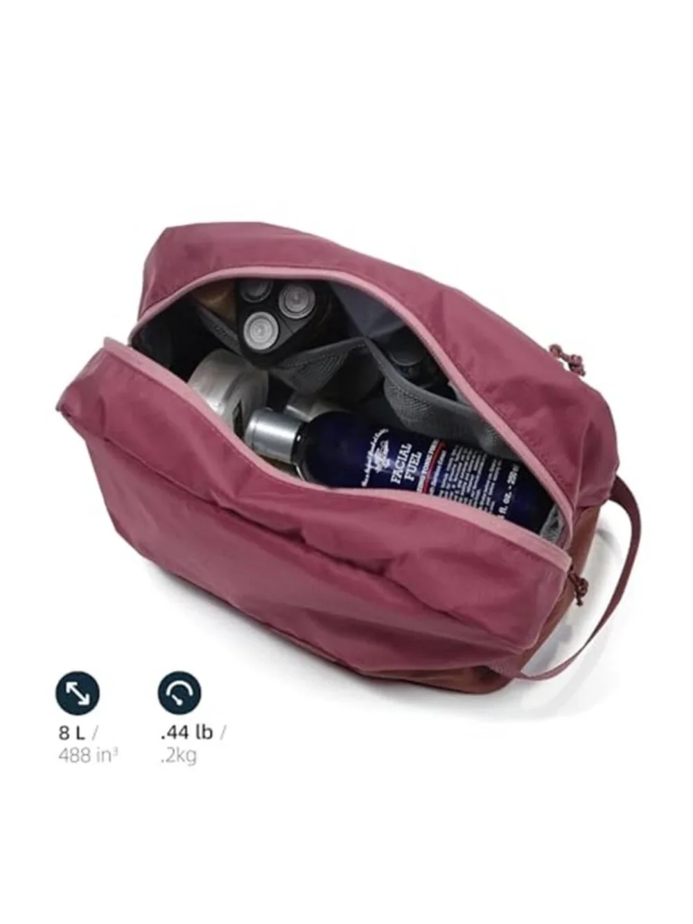 Large Travel Toiletry Bag Women Waterproof Wet Dry Makeup Cosmetic Organizer 8L
